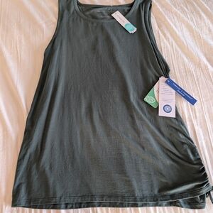 Threads 4 Thought Dark Green Sleeveless Tank Top